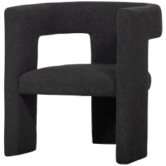 WAW ARMCHAIR BOUCLÉ DARK GREY 